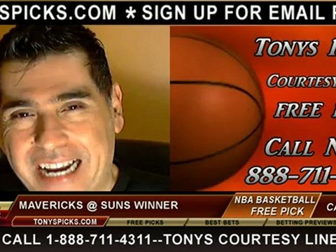 Phoenix Suns versus Dallas Mavericks Pick Prediction NBA Pro Basketball Odds Preview 12-6-2012