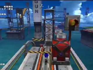 Sonic Adventure 2 Battle - Hero - Sonic : Metal Harbor - Mission 1 : Echappe-toi de la base militaire !