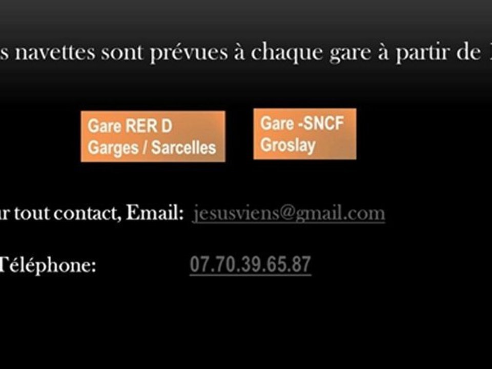 Nuit d'actions de grâces 21 Décembre