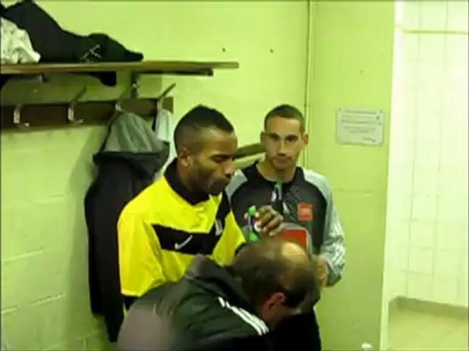 Dans les vestiaires après match LVC-USSAC