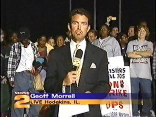 Thomas Doyle 08/18/1997 UPS Strike at CACH in Hodgkins/Willow Springs Illinois.