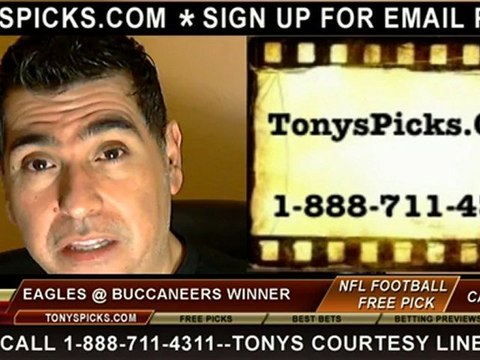 Tampa Bay Buccaneers versus Philadelphia Eagles Pick Prediction NFL Pro Football Odds Preview 12-9-2012
