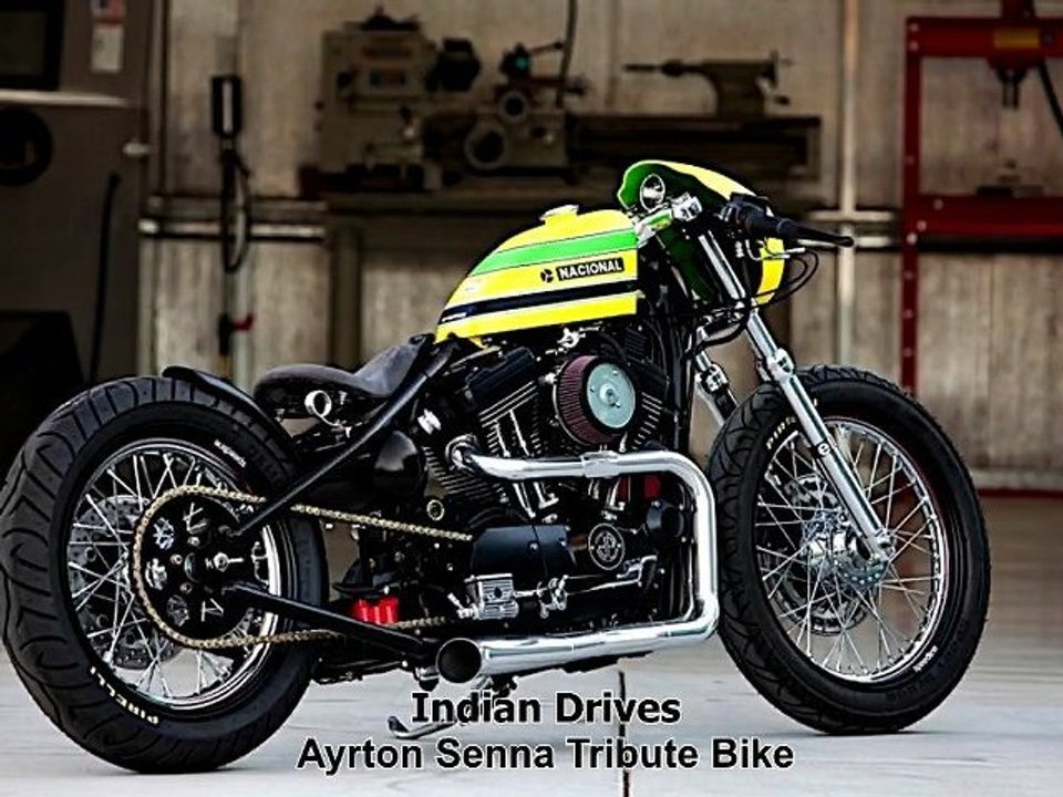 Ayrton Senna Tribute Bike by DP Customs