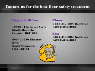 How to solve the slip and floor accidents