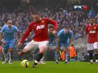 Manchester City 2-3 Manchester United - Official Highlights - FA Cup 3rd Round Proper 08-01-12