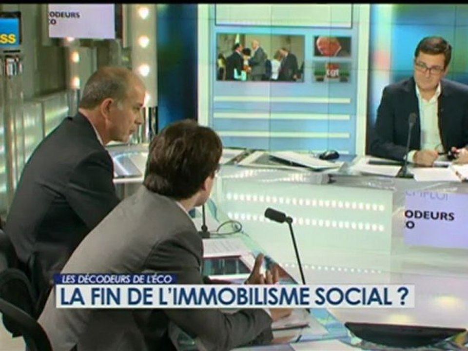 06/12 BFM : Les décodeurs de l'éco - La fin de l’immobilisme social ? 3/5