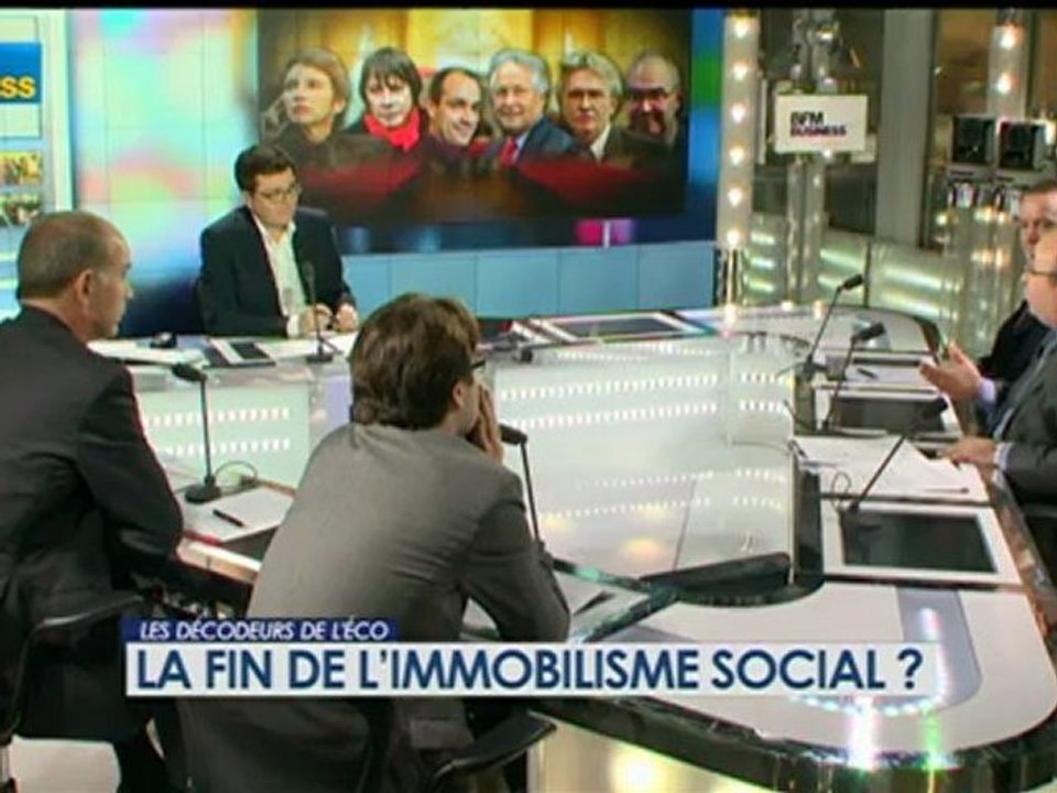 06/12 BFM : Les décodeurs de l'éco - La fin de l’immobilisme social ? 2/5