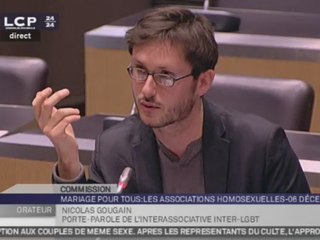 Travaux en commission : Audition des associations qui défendent les droits des homosexuels