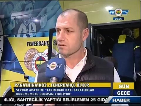 6 Aralık 2012 Fenerbahçe Ülker Atina'ya Gitti