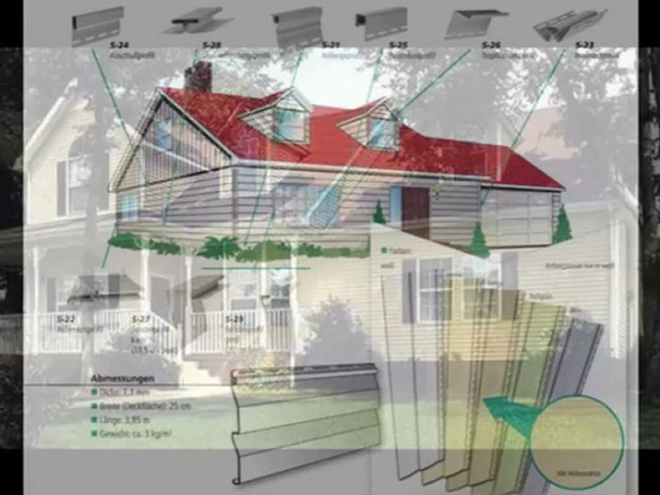 Fassadenverkleidung American Siding