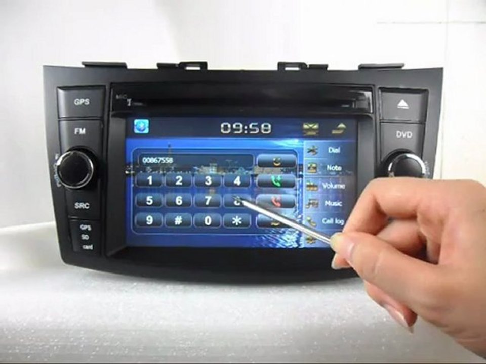 DVD Player with GPS Navigation TV Bluetooth fit Suzuki Swift 2010-2012