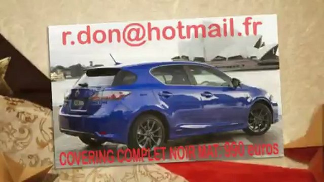 Lexus CT, Lexus CT, essai video Lexus CT, covering Lexus CT, Lexus CT peinture noir mat