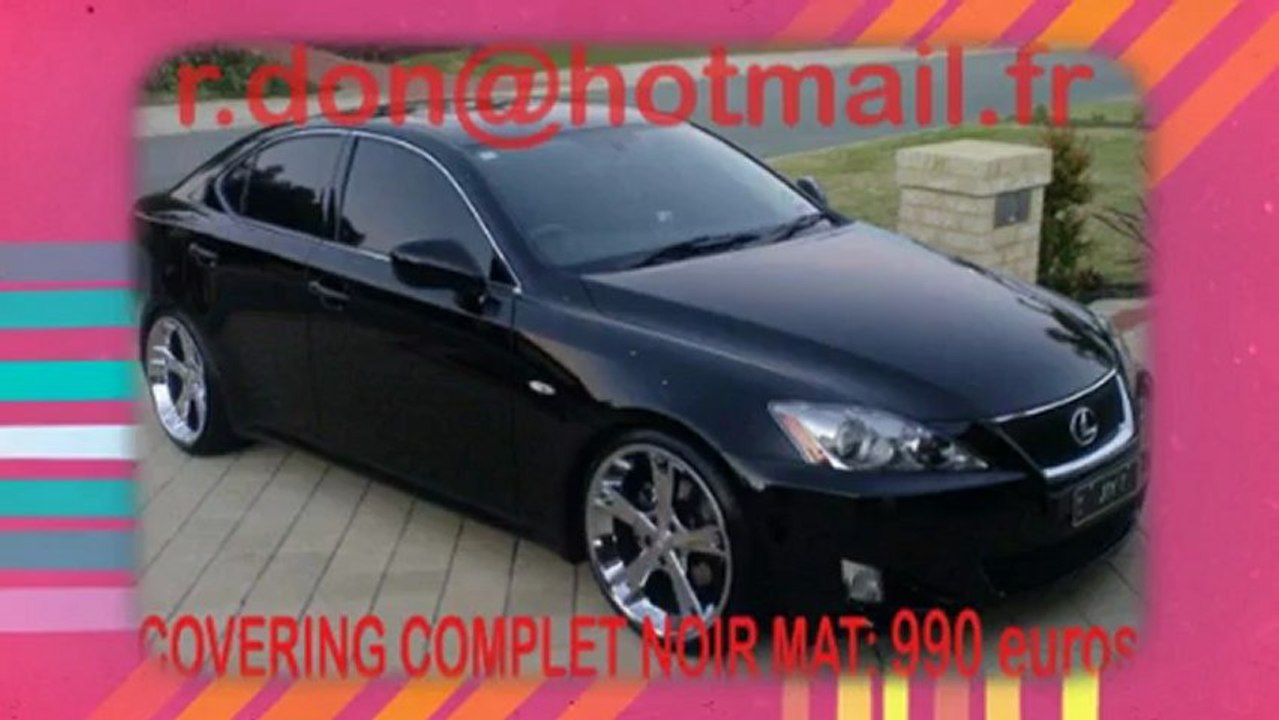 Lexus IS, Lexus IS, essai video Lexus IS, covering Lexus IS, Lexus IS peinture noir mat
