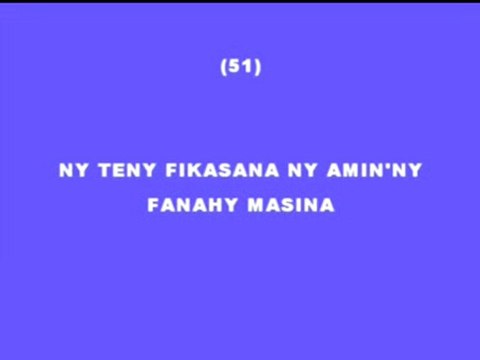 51 Ny teny fikasana ny amin'ny Fanahy Masina