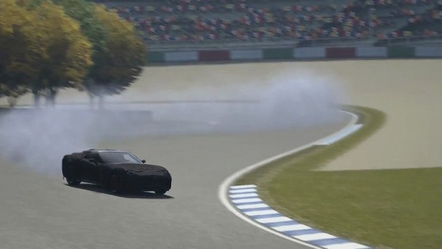 Gran Turismo 5 - Corvette C7 Test Prototype Drifting on Autumn Ring [HD]