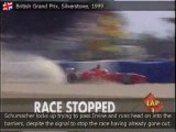 Anti Michael Schumacher Part 40 : Schumacher Breaks A Leg