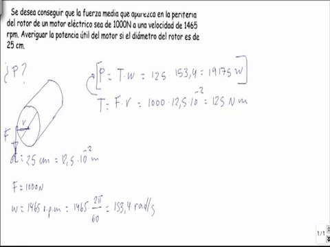Maquinas electricas determinar potencia util de un motor
