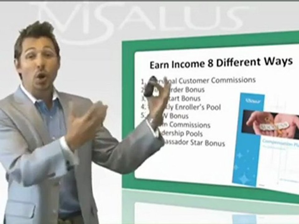 Vidéo Dailymotion -1- Introduction au plan de rémunération de Visalus