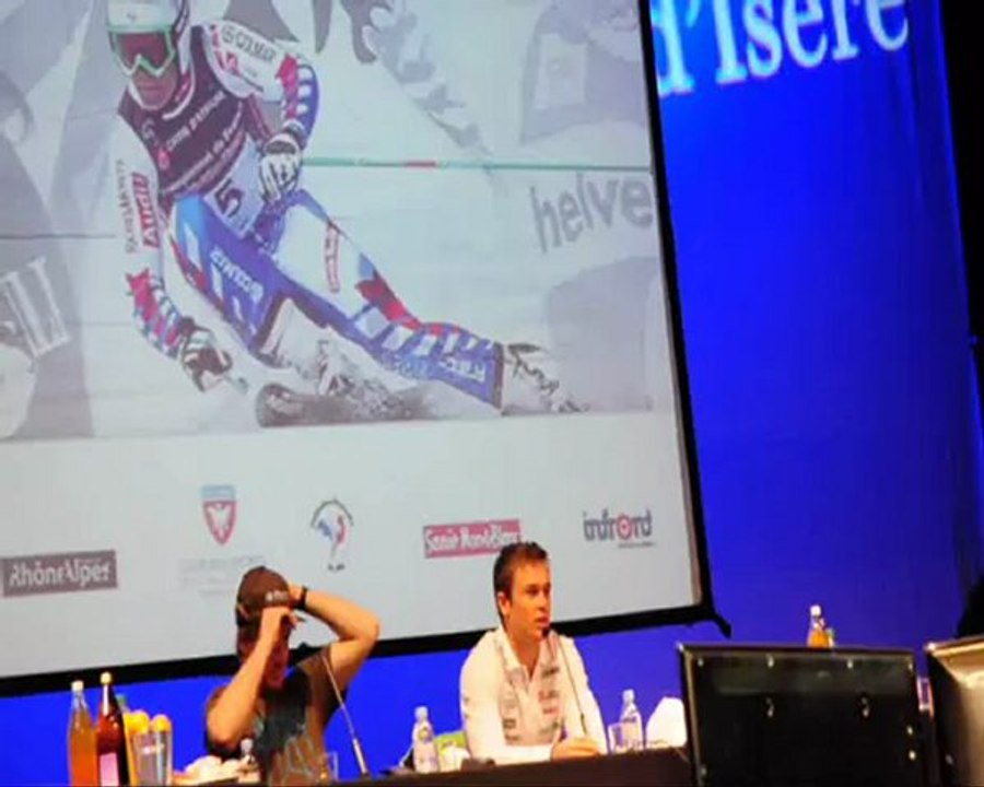 Conférence de presse d'Alexis Pinturault à Val d'Isère_vend. 7 décembre