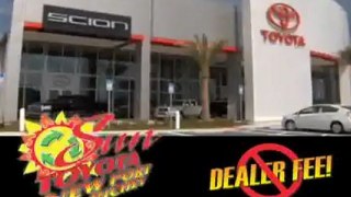 http://suntoyota.com.  Sun Toyota, a new and used car dealer serving Tampa, Florida, is celebrating Toyotathon through the end of the year!  This is the last chance drivers have to take advantage of great incentives.  Right now, you can lease a 2013 Toyot