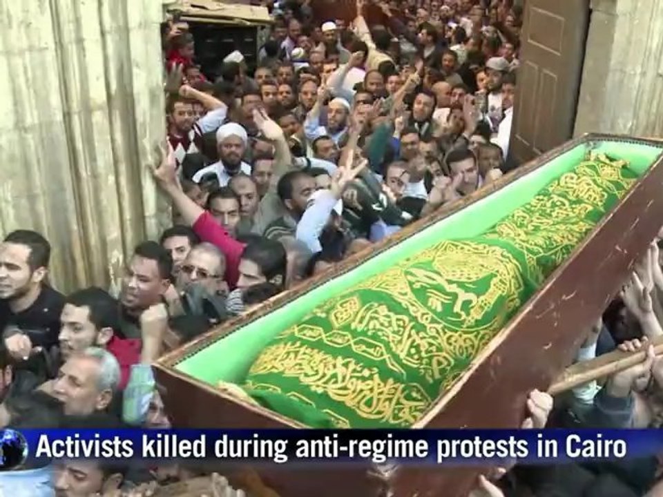 Funerals held in Cairo for MB partisans killed in clashes