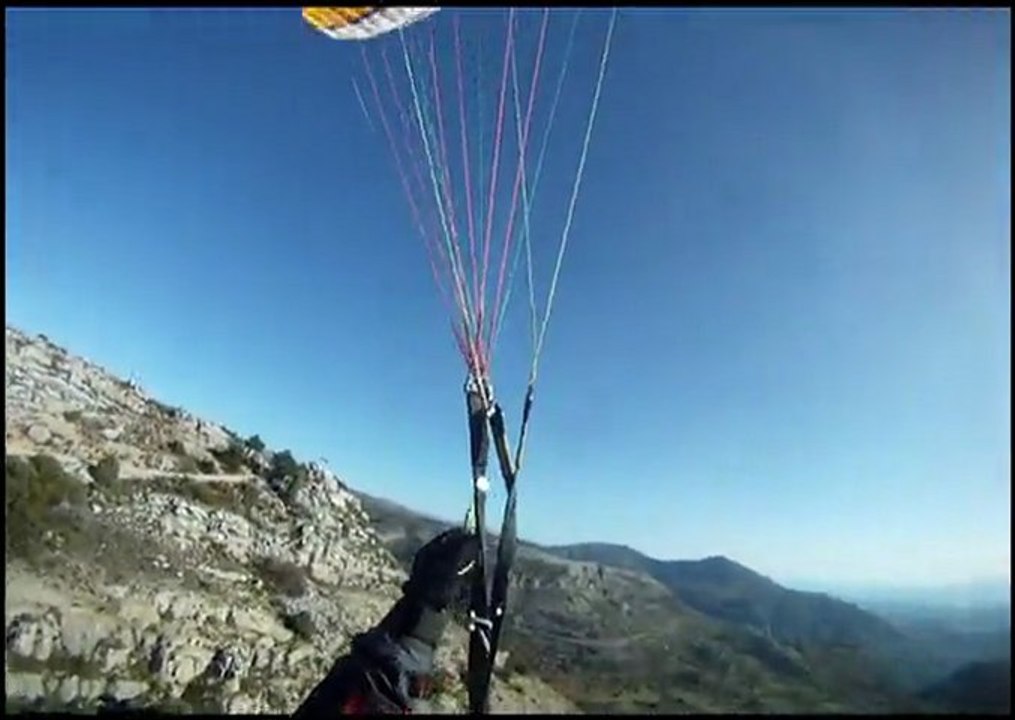 parapente premier vol solo avec chris