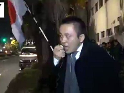 20121207 《索引付》2/2 自民党本部前 礼賛？応援？抗議？罵倒？粉砕？