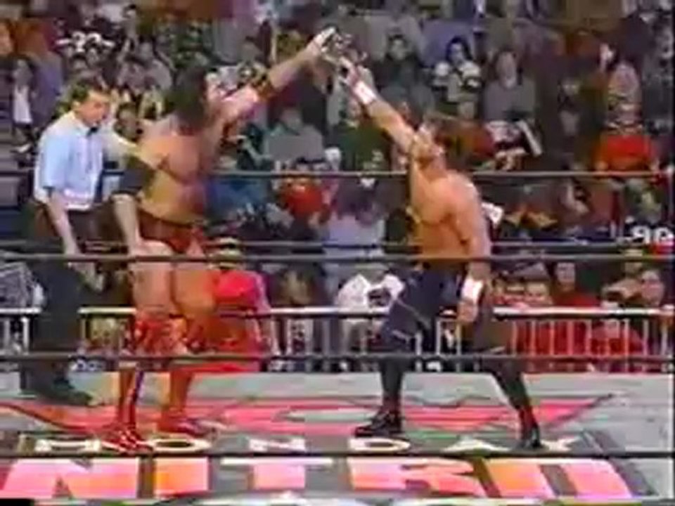 WCW Nitro - Bret Hart Says Hello to His Cat [February 1, 1999]