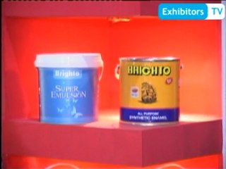 Brighto Paints (Pvt) Ltd. - leading manufacturer of "Perfumed Matt Finish Enamel" & "Gloss Finish" (Exhibitors TV Network @ 8th Build Asia 2012)
