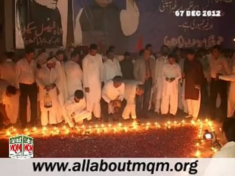 MQM workers pay homage at Monument of Martyrs