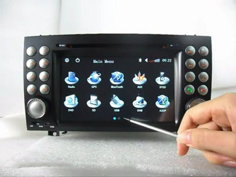 Car DVD Player GPS Navigation TV for Mercedes Benz SLK R171