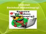 Uninstall Backdoor.Wakeminap!g1 - Completet Removal Of Backdoor Trojan