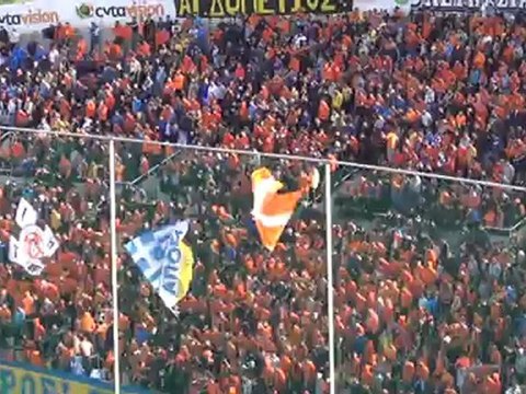 Οπαδοί ΑΠΟΕΛ Αντίδραση στο γκολ Ρέζεκ 0-1