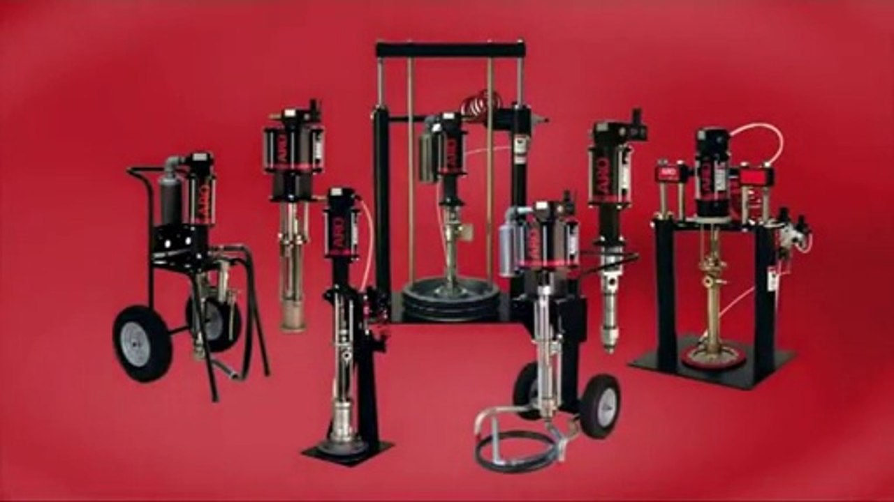 ARO gamme pompe pneumatique, pompe membrane aro