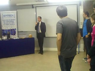 discours d'inauguration de digital heroes à l'EPITECH de lille