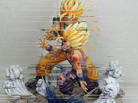 FIGURINE EN RESINE PART 10 SANGOKU ET SANGOHAN KAMEHA NAMEC-SHENRONZ