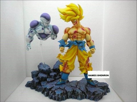 FIGURINE EN RESINE PART 11 SANGOKU VS FREEZER FINAL NAMEC-SHENRONZ