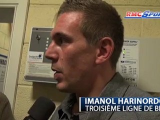 H-Cup: D. Yachvili et I. Harinordoquy évoquent la défaite du Biarritz Olympique