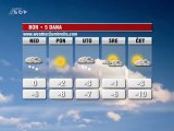 Vremenska prognoza za 09. decembar 2012. (Evropa, Balkan, Srbija i Timočka krajina)