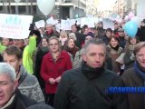 Reportage : Manifestation contre le mariage pour tous - Frigide Barjot s'exprime