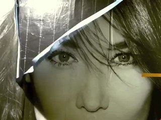 Une affiche déchirée, Carla Bruni et Zik Parrot