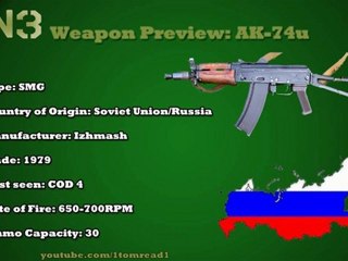 MW3 Guns - Ak-74u + Riot Shield! (MW3 Weapons previews Part 11)