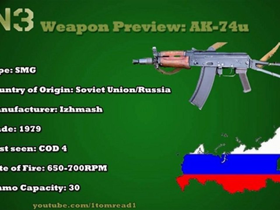 MW3 Guns - Ak-74u + Riot Shield! (MW3 Weapons previews Part 11)