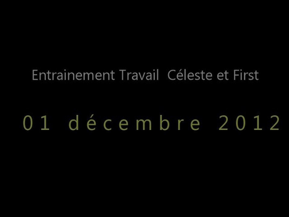 Entrainement travail 01-12-2012