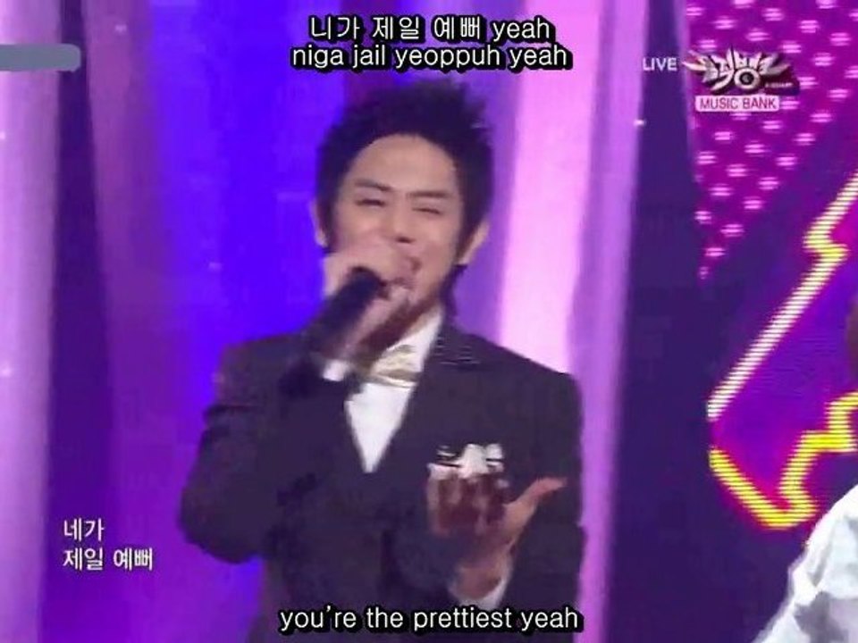 BEAST B2ST - I Like You The Best (live performance) [eng sub, hangul   romaji]