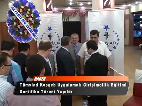 Girişimcilik eğitim sertifikası töreni is arıyorum ekiszamani.com