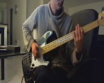 playing bass funk glide pleasure [bass cover]