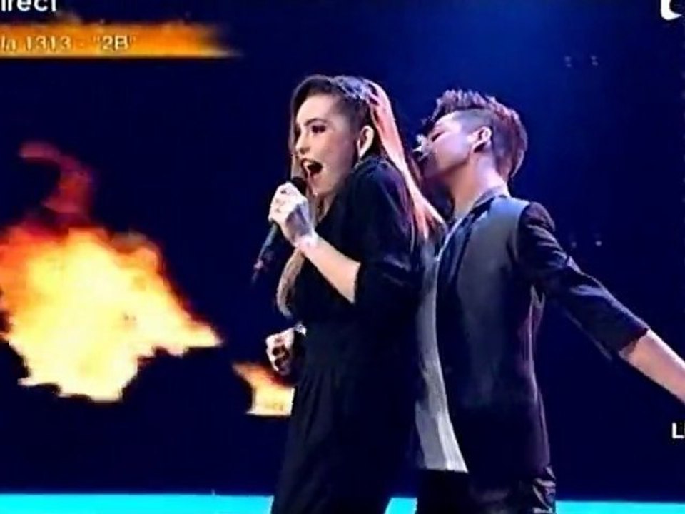 X Factor Live show - Gala live - Playing with fire - Bernice & Laurentiu - 2B