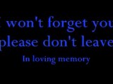 In Loving Memories :( Just For U  Shona