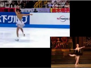 浅田真央(mao asada)「白鳥の湖」のステップ ～ バレエのこんな振り付けが！